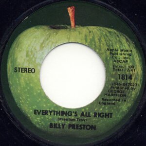 Preston, Billy: Every Thing's All Right / I Want To Thank You