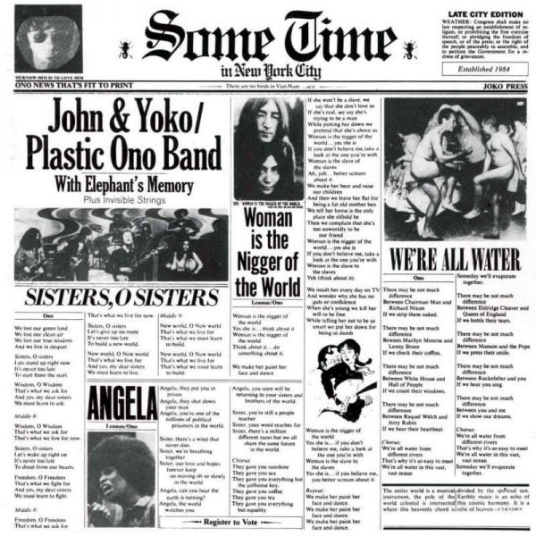 Lennon, John: Sometime In New York City