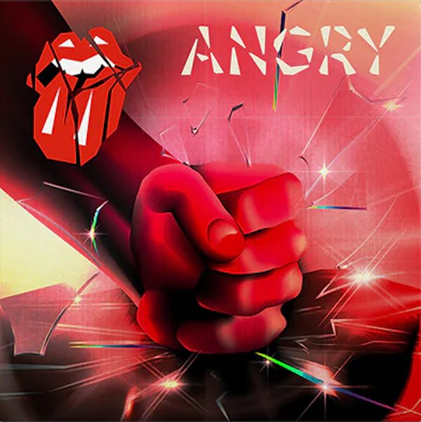 Rolling Stones, The: Angry  (7" Red Vinyl 45)